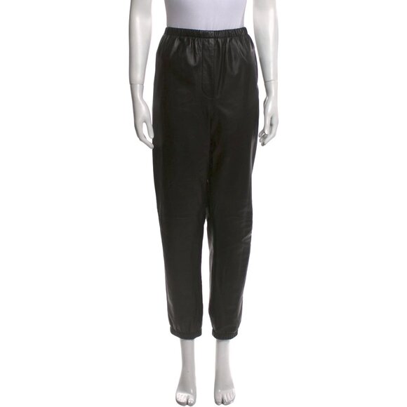 3.1 Phillip Lim Lamb Leather Track Pants Size: US 8 - Picture 1 of 3